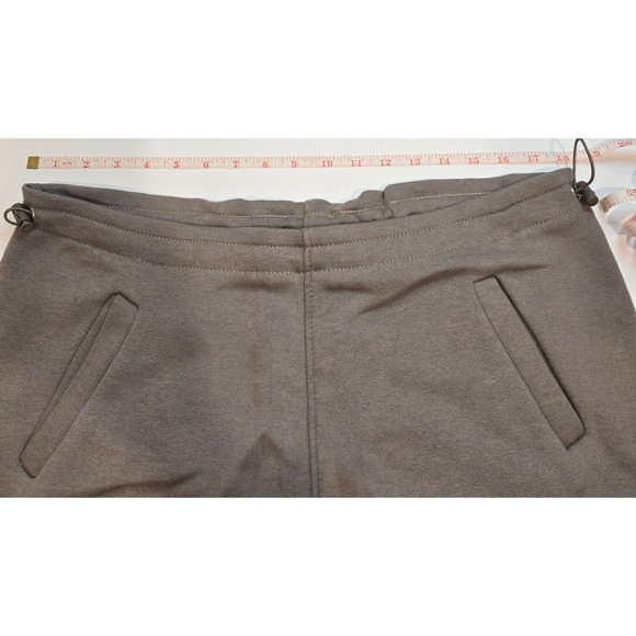 PrettyLittleThing Shape Wide Leg Joggers Charcoal Grey Toggle Waist Size US 4 - Picture 3 of 8